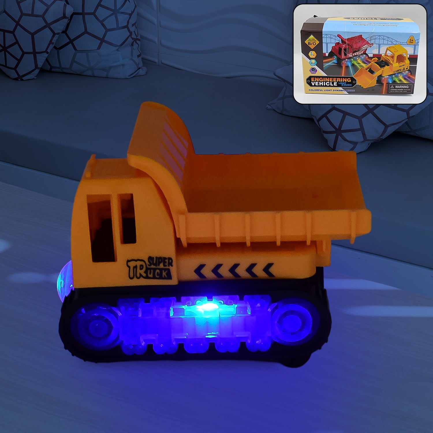 Engineering Vehicle Toys for Kids - Self-Driving Super Dump Truck Toy | Self-Driving Trucks, Engineering truck Electric Vehicle Toys boys birthday gift toys (1 Pc) Engineering Vehicle Toys for Kids - Self-Driving Super Dump Truck Toy | Self-Driving Trucks, Engineering truck Electric Vehicle Toys boys birthday gift toys (1 Pc)